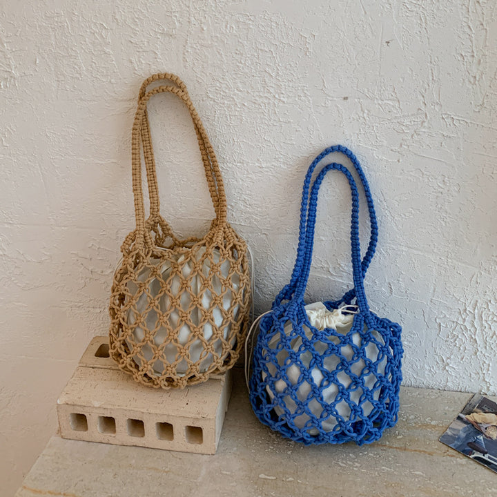 Stilig Makramee Tote Bag Skanto