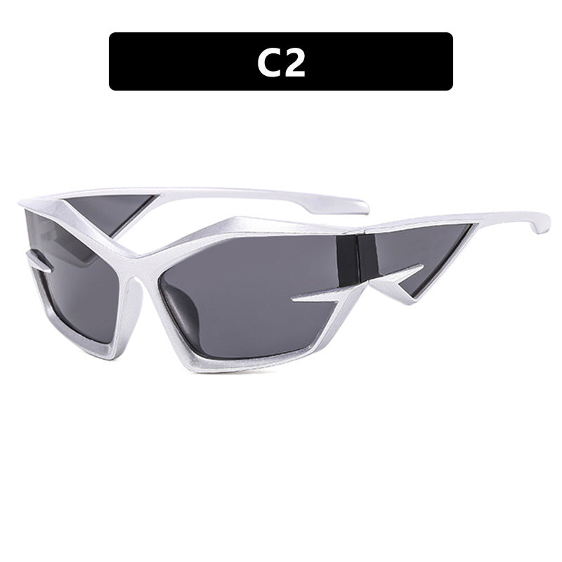 Damer futuristisk Sport-solbrille Skanto