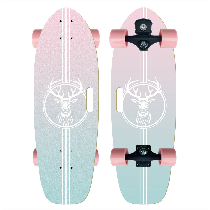 Skateboard med tilpasset tegneserie-design Skanto