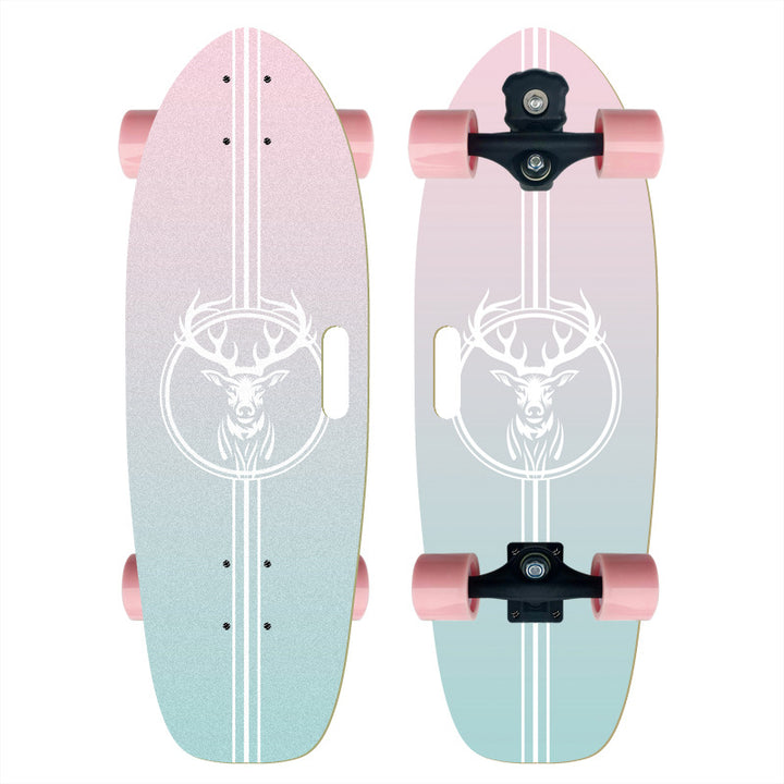 Skateboard med tilpasset tegneserie-design Skanto