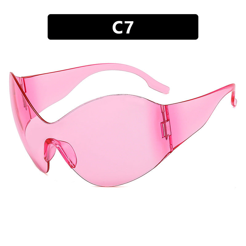 Dame futuristisk solbrille Skanto