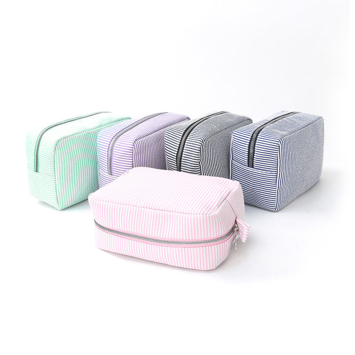 Kosmetikk-organizer-bag i strukturert materiale Skanto
