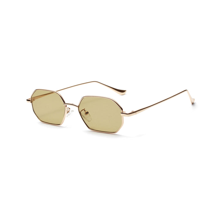 Dame moteriktig solbrille med innovativt åttkantet design Skanto