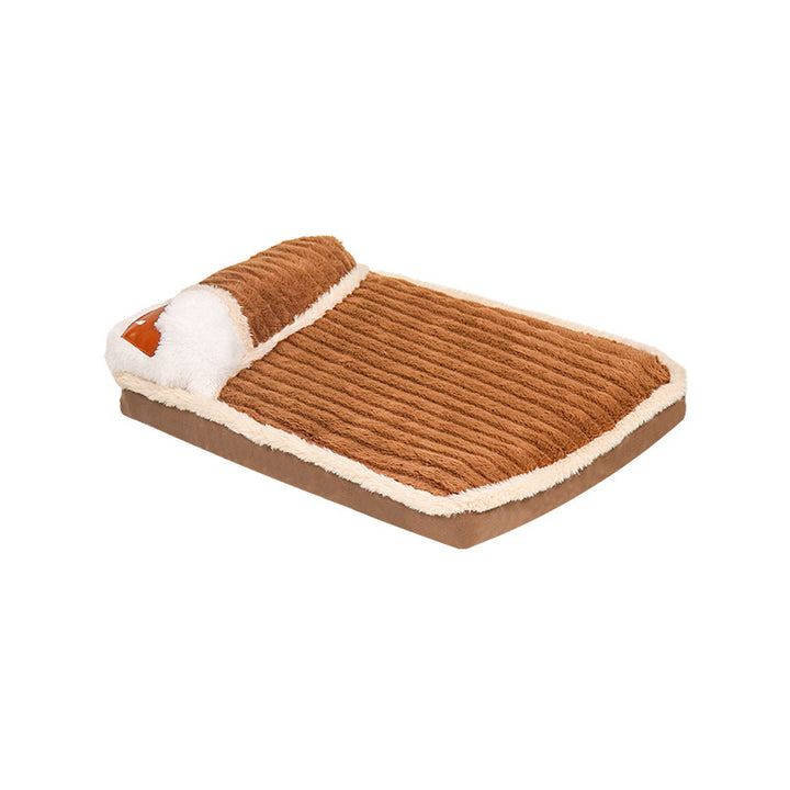 Plush ortopedisk matte hundeseng