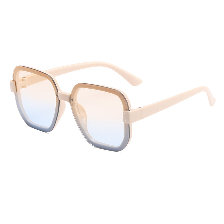 Dame modische quadratiske solbriller med gradient glass Skanto