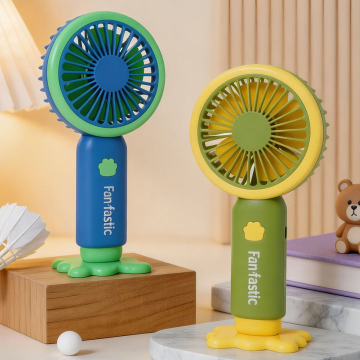 Dame Bærbar Håndvifte med multifunksjonell USB-ladefunksjon og ergonomisk design Skanto