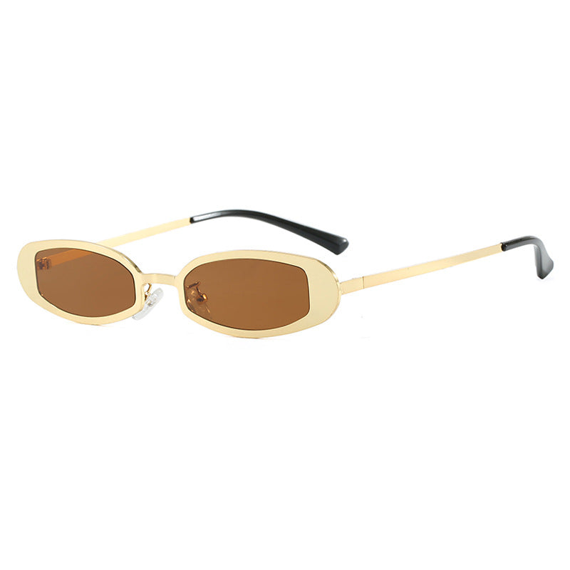 Dame moteriktig brille med elegant metallramme og fine aksenter Skanto