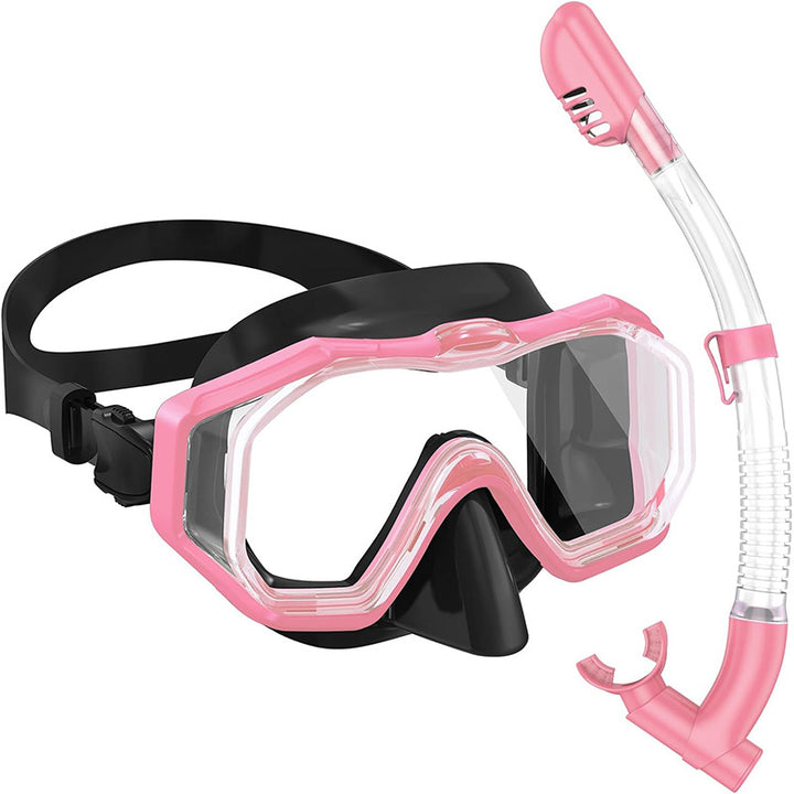 Snorkelmaske med fleksibel pusterør Skanto