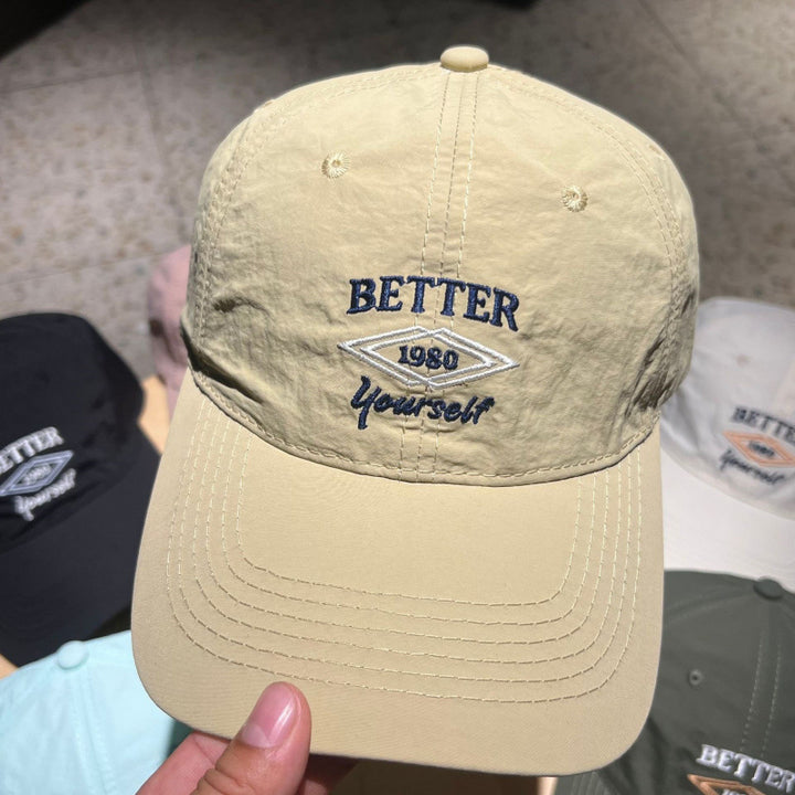 Herre Justerbar Bomull Brodert Baseball Caps Skanto