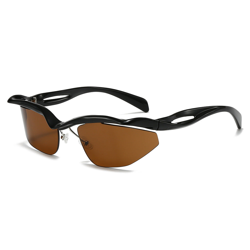 Dame Sporty solbriller med aerodynamisk ramme Skanto 1780028486