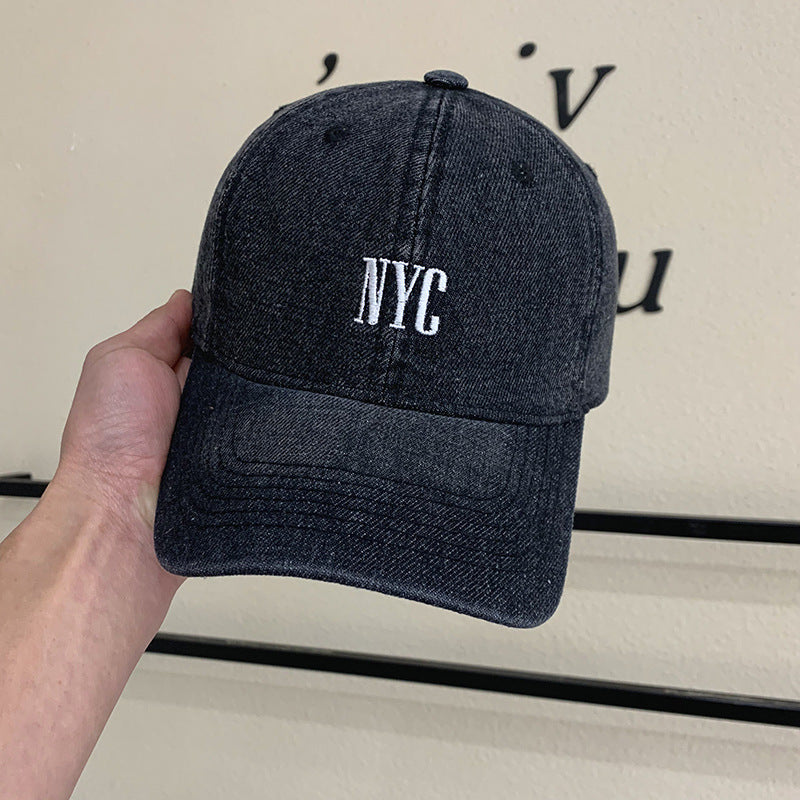 Kvinne Vintage-inspirert Denim Baseball Caps Skanto