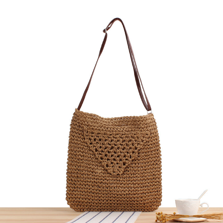 Handbag with modern macrame textures Skanto