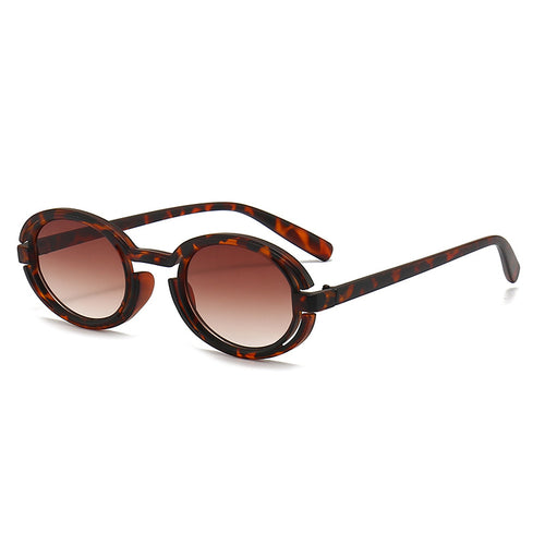 Damen Runde Solbrille i moderne retro-stil Skanto