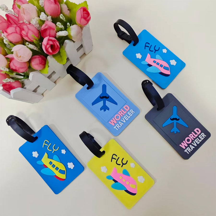 Unisex Bagasjetag med unikt flymotiv Skanto