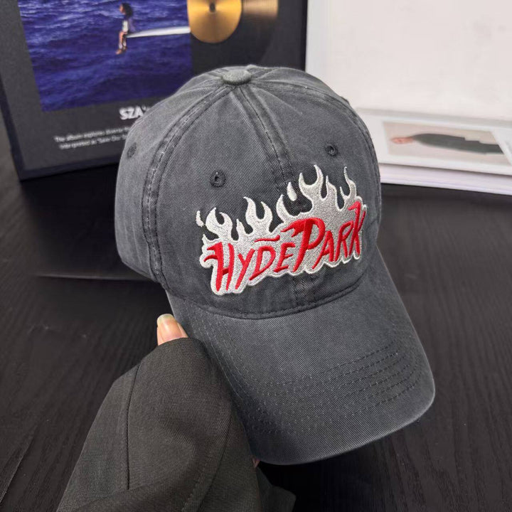 Menns Brodert Grafisk Caps Skanto