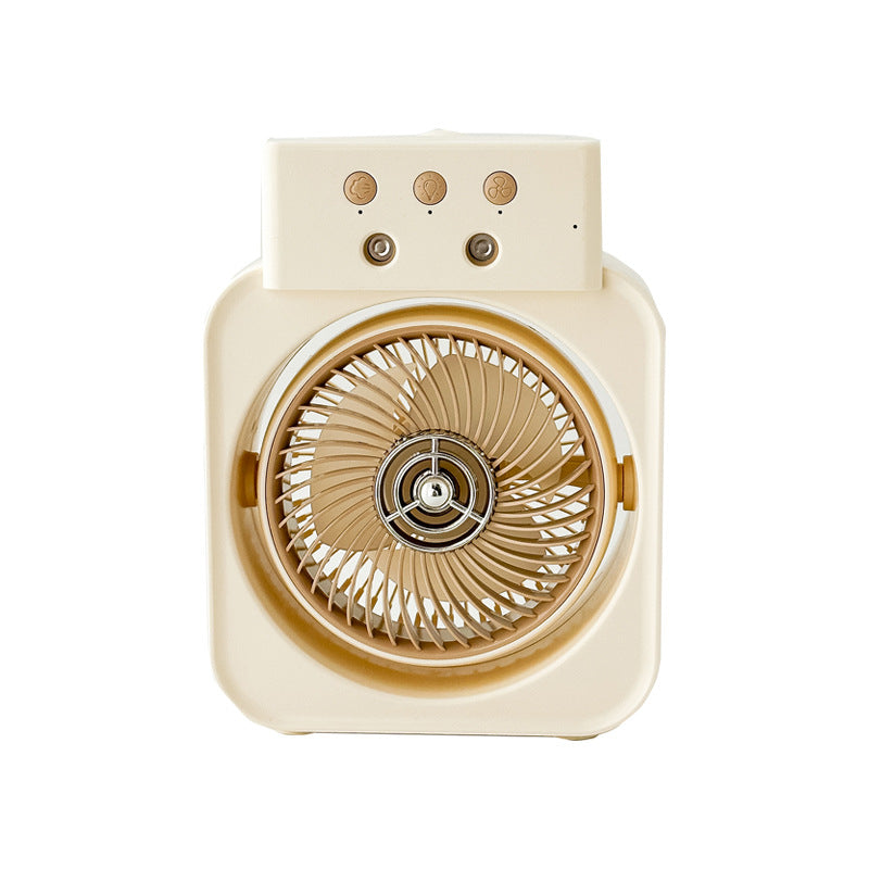 Dame bærbar mini-vifte med USB-ladefunksjon og fleksibel neigbar vinkel Skanto