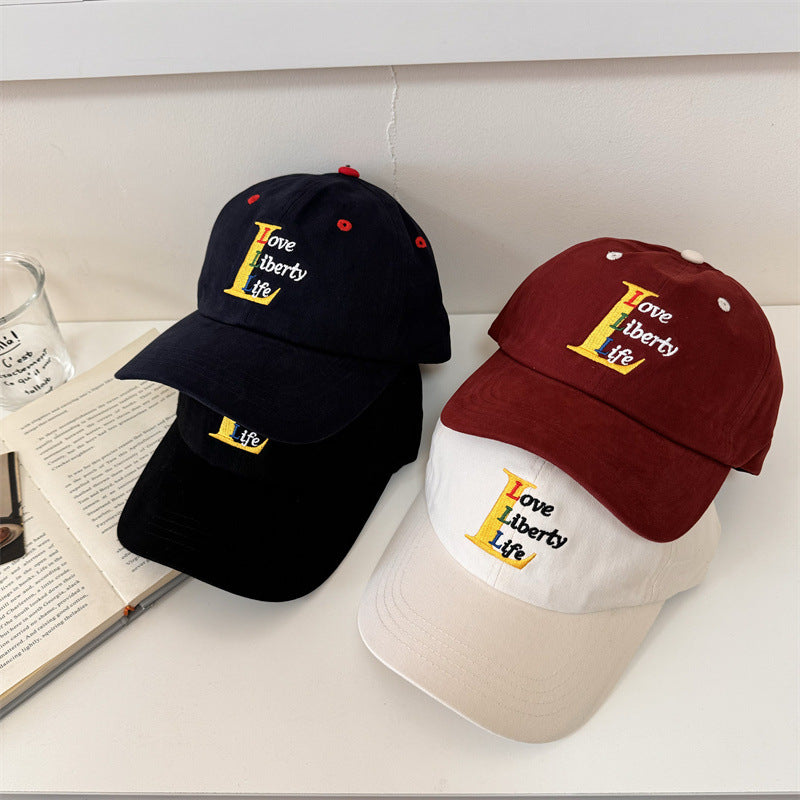 Kvinne Bomull Justerbar Brodert Baseball Cap Skanto