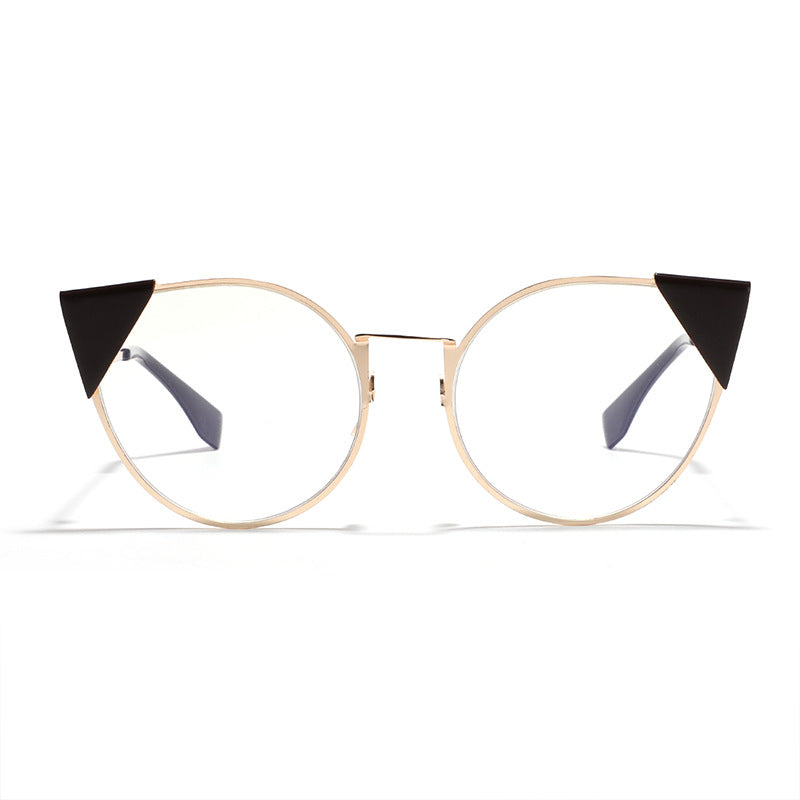 Dame moter Cat-Eye solbriller med stilige aksenter Skanto
