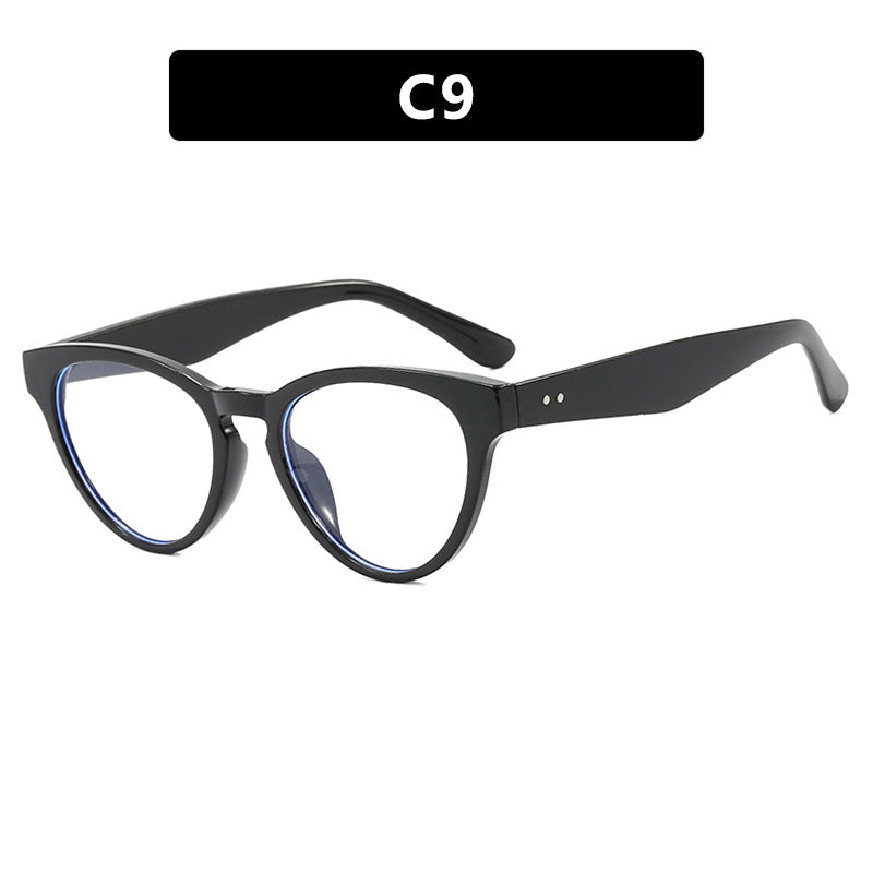 Dame cat-eye solbriller med UV-beskyttelse og moteramme Skanto