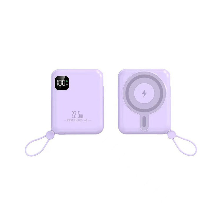 Magnetisk powerbank med høghastighets ladeteknologi Skanto