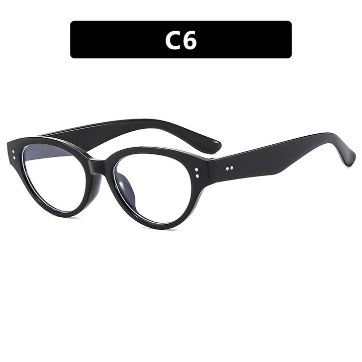Dame Cat-Eye solbriller med robust ramme og polarisert glass Skanto