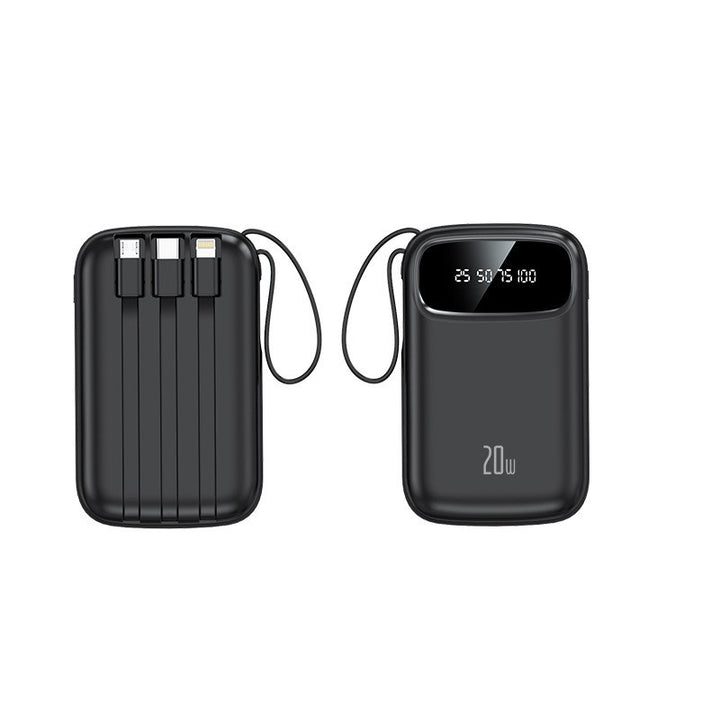 Bærbar powerbank med høy kapasitet og hurtigladingsfunksjon Skanto