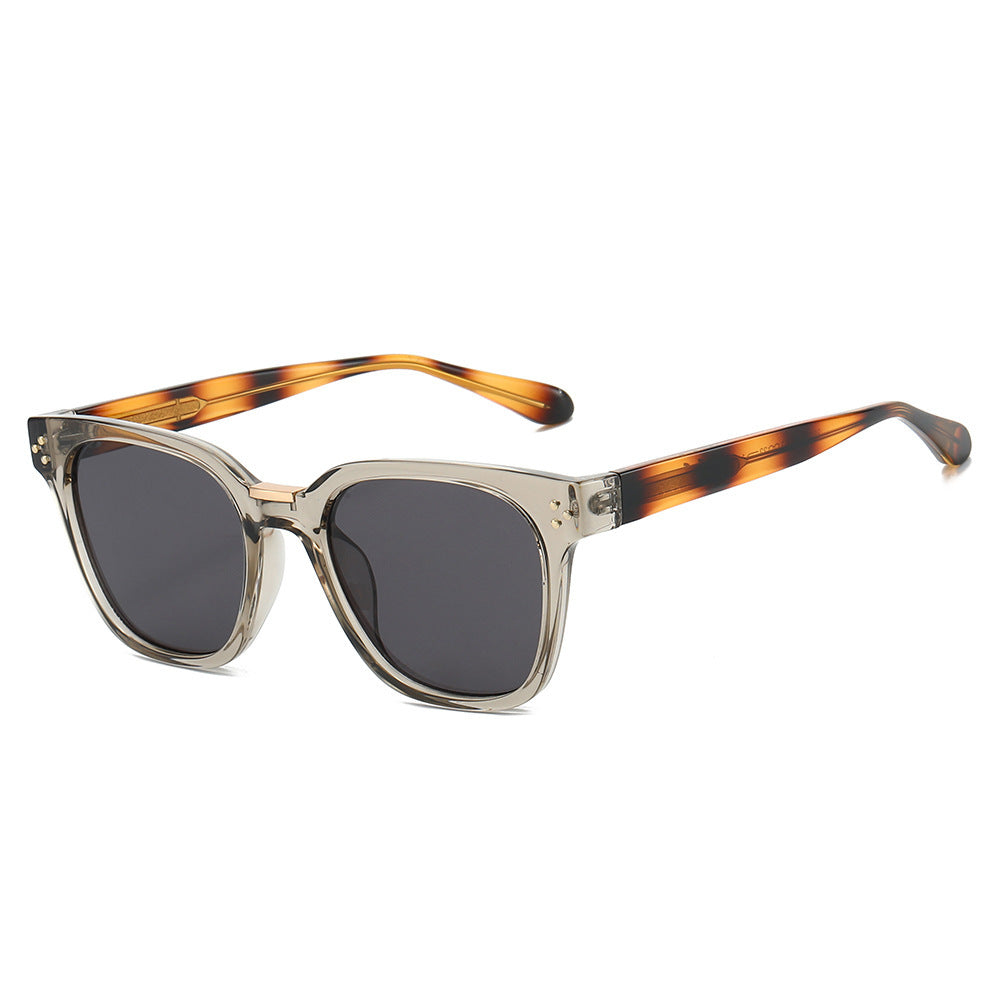 Damer Geometrisk solbrille med bred ramme og UV-beskyttelse Skanto