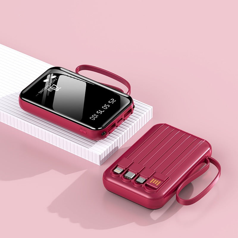 Powerbank med innovativ hurtigladefunksjon og digital skjerm Skanto