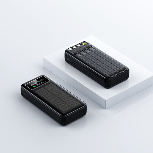 Solar Powerbank med digital energivisning Skanto