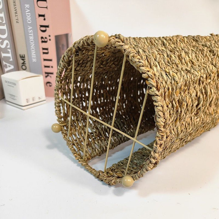 Dame Multifunksjonell Rattan Oppbevaringskurv Skanto