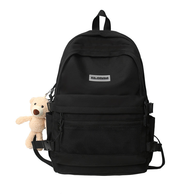 Multi-Pocket Holdbar Skole Ryggsekk