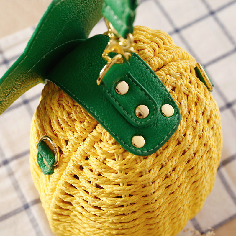 Kreativ Kurvveske I Ananas-design Skanto