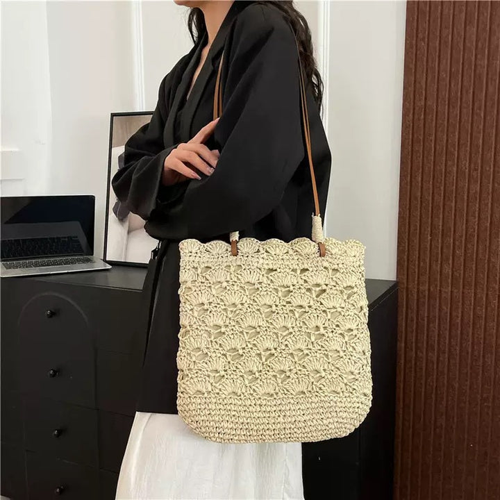 Stor Makramee Tote Bag Skanto