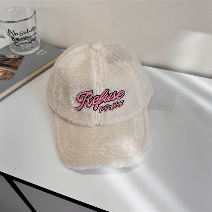 Kvinnenes Fuzzy Teksturerte Baseball Cap Skanto