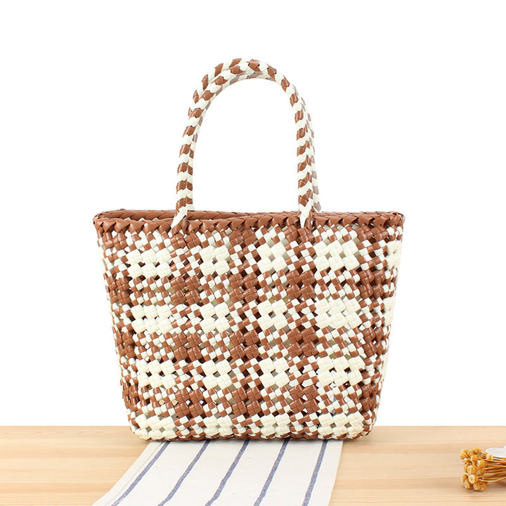 Large tote bag made of braided material Skanto
