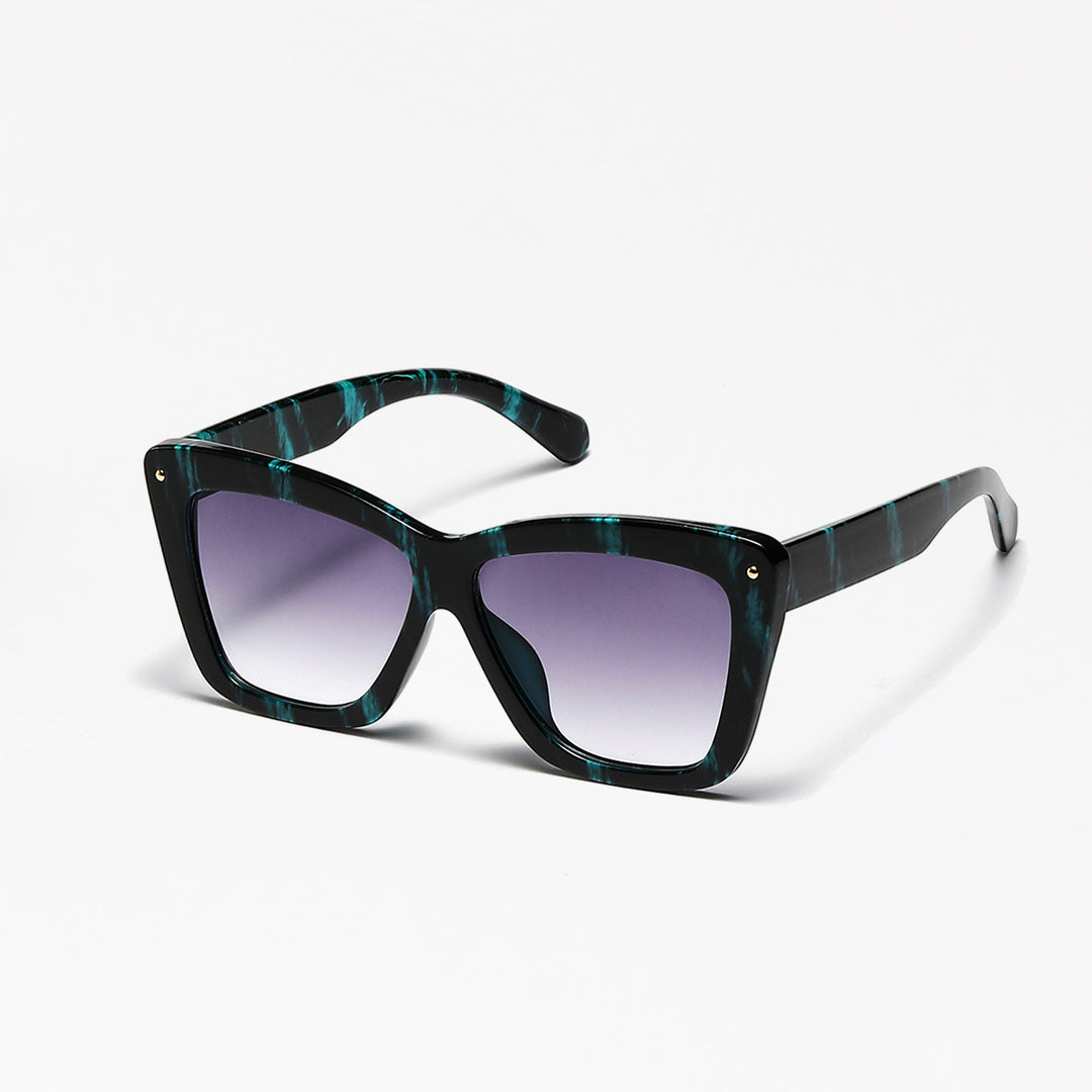 Dame geometrisk oversized solbrille Skanto