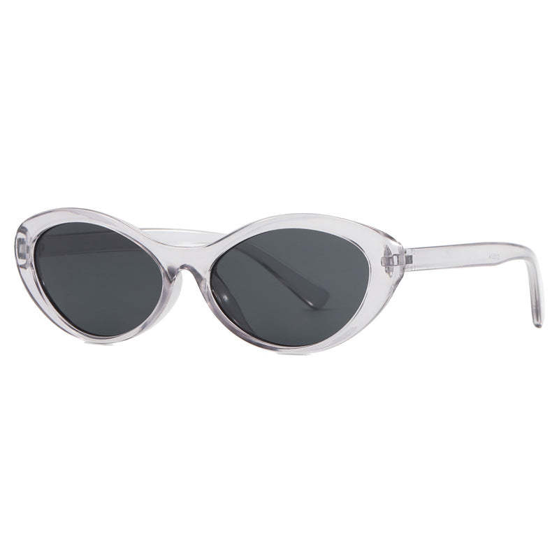 Dame stilige Cat-Eye solbriller med myke kurver og UV-beskyttelse Skanto