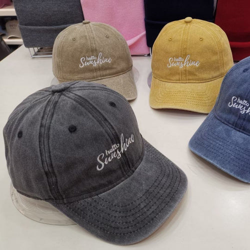 Kvinne brodert bomull baseball cap Skanto