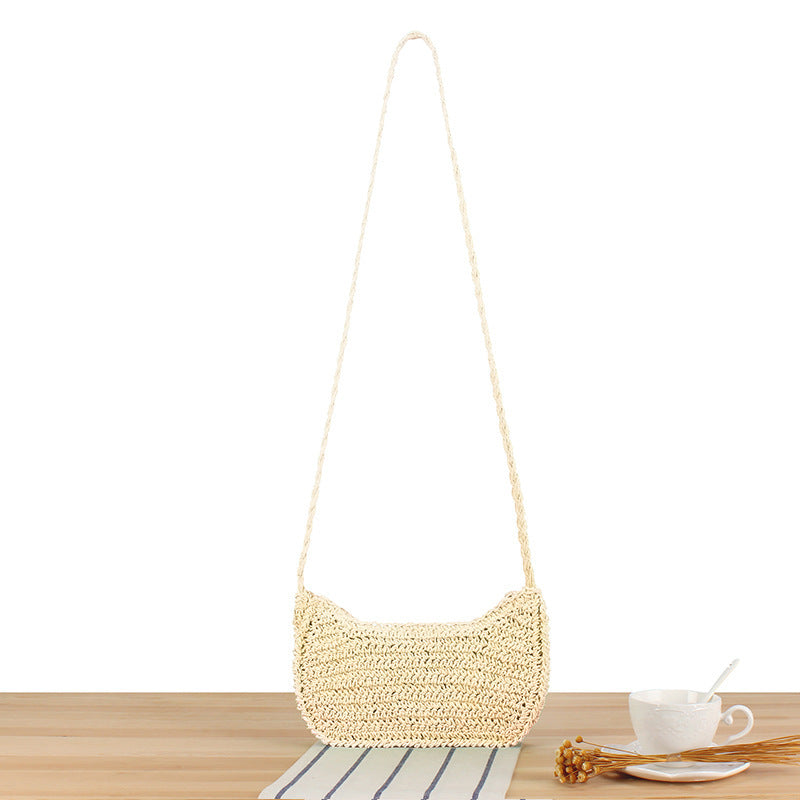 Elegant skulderveske i minimalistisk hekle-design Skanto