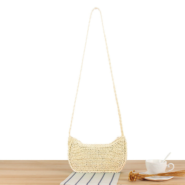 Elegant skulderveske i minimalistisk hekle-design Skanto