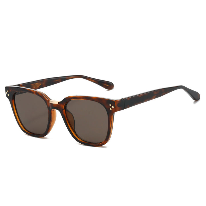 Damer Geometrisk solbrille med bred ramme og UV-beskyttelse Skanto