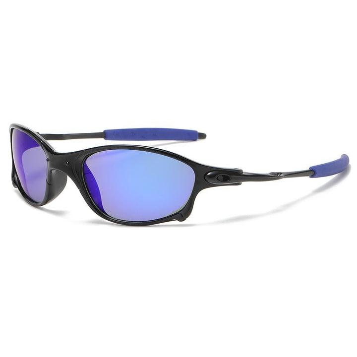 Unisex nan sportiv Wraparound solbrille med polariserte glass og rutsje-frie stenger Skanto