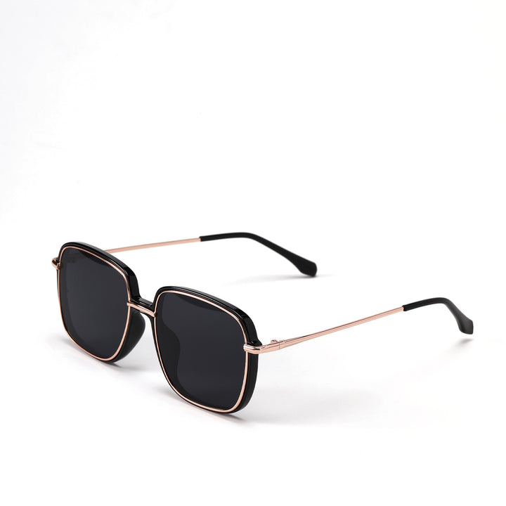 Dame kvadratisk solbrille med høykvalitets plastramme og UV-beskyttelse Skanto