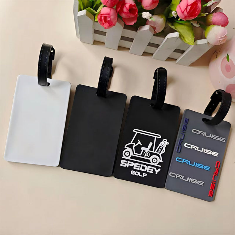 Unisex Golf Cart Theme Bag Tag Skanto