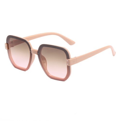 Dame modische quadratiske solbriller med gradient glass Skanto