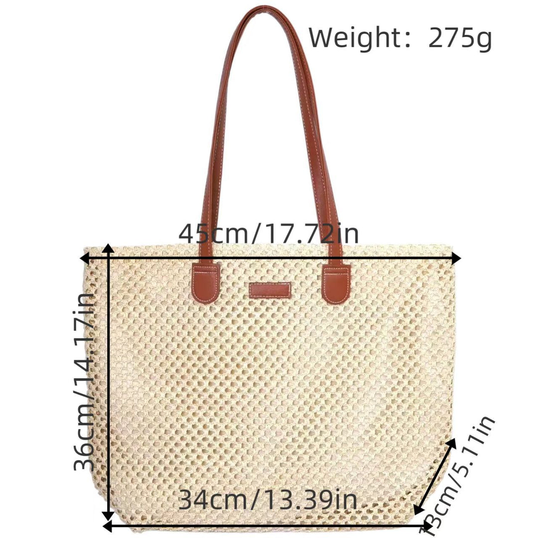Designer Stroh handlenett Skanto
