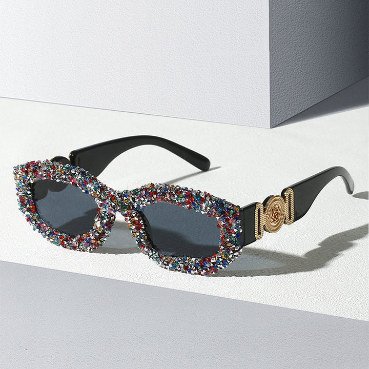 Dame Krystallprydet Solbrille Skanto