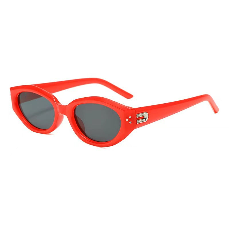 Dame mote retro solbriller i Cat Eye stil Skanto