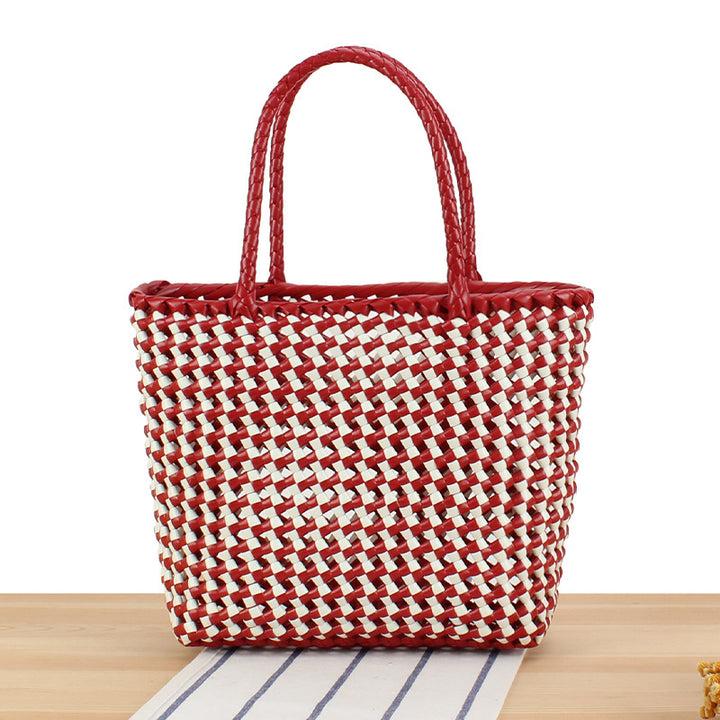 Large tote bag made of braided material Skanto