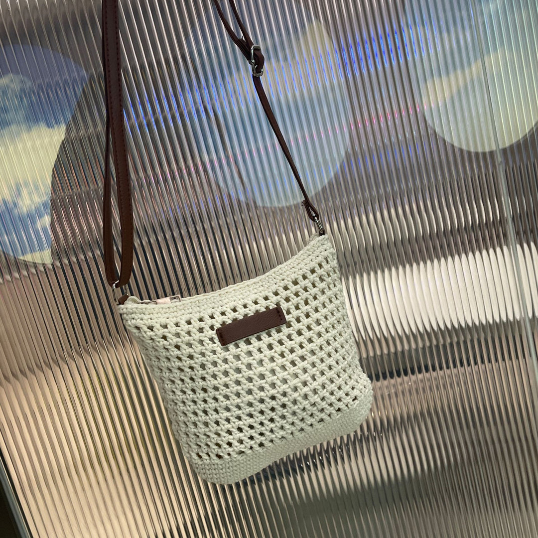 Håndknyttede skulderveske i moderne design Skanto